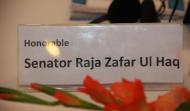Name Tag of Senator Raja Zafar-ul-Haq