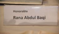 Name Tag of Rana Abdul Baqi
