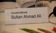 Name Tag of Sahibzada Sultan Ahmad Ali