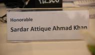 Name Tag of Sardar Ateeq Ahamd Khan