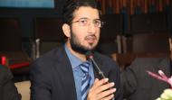 Chairman MUSLIM institute Sahibzada Sultan Ahmad Ali replying during Interactive session