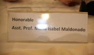 Name Tag of Asst. Prof. Maria Isable Maldonado (Spain)