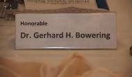 Name Tag of Prof. Gerhard H. Bowring