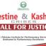 A Seminar on PALESTINE AND KASHMIR CRISIS