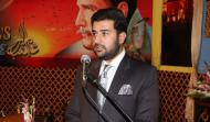 Sahibzada Sultan Bahadar Aziz Addressing in Mehfil Kalam-e-Iqbal 