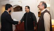  Sahibzada Sultan Ahmad Ali  meeting with the former Prime Minister of Pakistan Syed Yousaf Raza Gilani 