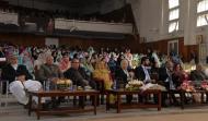 Guest speakers (from Right to Left) Rana Abdul Baqi, Editor South Asian Pulse & Founder of Jinnah Iqbal Fikri Forum, Ms Ayesha Masood Malik, Renowned Columnist & Poet, Lt Gen (R) Abdul Qayyum, Political & Defense Analyst,  Sahibzada Sultan Ahmad Ali, Chairman MUSLIM Institute, Mr Akram Zaki, Former Senator & Secretary General for Foreign Affairs, Dr Aalia Sohail Khan, Principal, Govt. Post Graduate College for Women, Rawalpindi, Dr Ayub Sabir, Renowned Expert on Iqbaliat, Dr Muhammad Hamid, Executive Director, Zawiya Academy