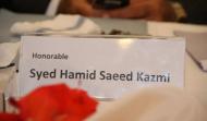 Name Tag of Honourable Syed Hamid Saeed Kazmi 