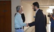 Chairman MUSLIM Institute, Sahibzada Sultan Ahmad Ali welcoming Ambassador Asid Ezdi