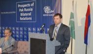 Mr. Anton Chernov, First Secretary, Embassy of Russia to Pakistan giving speech