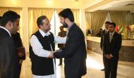 Sultan Ahmad Ali Welcome Sardar Attiq ur Rehman