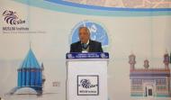 Prof. Dr. Erkan Turkmen from Konaya Karatay University, Turkey giving his speech