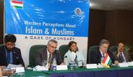Left to Right Sahibzada Sultan Ahmad Ali (Chairman, MUSLIM Institute), His Excellency Mr. Istvan Szabo (Ambassador of Hungary to Islamic Republic of Pakistan), Ambassador (R) Ms Fauzia Nasreen, Head (Department of Center for Policy Studies, COMSATS Institute of Information Technology, Islamabad), Ambassador (R) Dr. István Gyarmati (President at International Centre for Democratic Transition, Hungary & Ambassador (R) Masood Khan (Director General Institute of Strategic Studies, Islamabad)