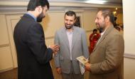 Sahibzada Sultan Ahmad Ali  Interacting With Dr. Taqi Saadiqi Head of Iranian Cultural Council-ate and Ali Abu Turab