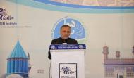 Barrister Zafarullah Khan, Secretary Law and Special Adviser to Prime Minister of Pakistan, giving Chief Guest speech
