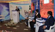 H. E. Mr. Jononov Sherali, Ambassador of Tajikistan to Pakistan, giving speech as Guest of Honour