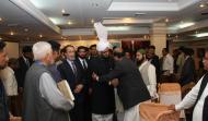 His Majesty Sahibzada Sultan Muhammad Ali Founding Father MUSLIM Institute meeting with participants 