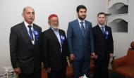 (Left to Right): Dr. Elbayi Magusdov, Nakhchivan, Dr Farid-ud-Din Khan,Sahibzada Sultan Bahadar Aziz,