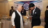 Sahibzada Sultan Ahmad Ali Chairman MUSLIM Institute and Akram Zaki visiting the Book