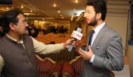 Sahibzada Sultan Ahmad Ali Chairman MUSLIM Institute Sharing Views With Media