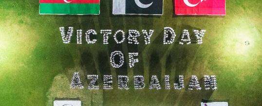 Victory of Azerbaijan. Celebration in Pakistan!